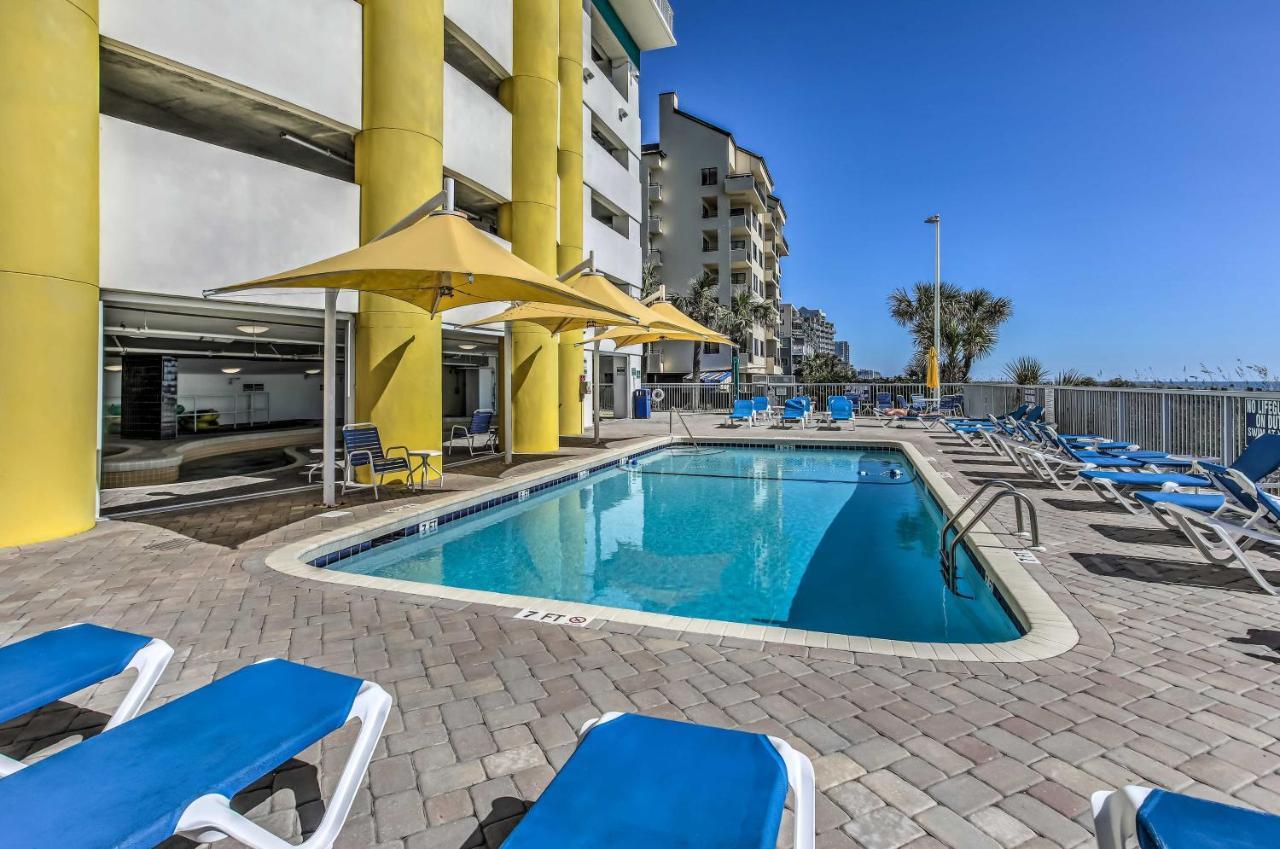 Chic North Myrtle Beach Condo Beach Front! Exterior photo