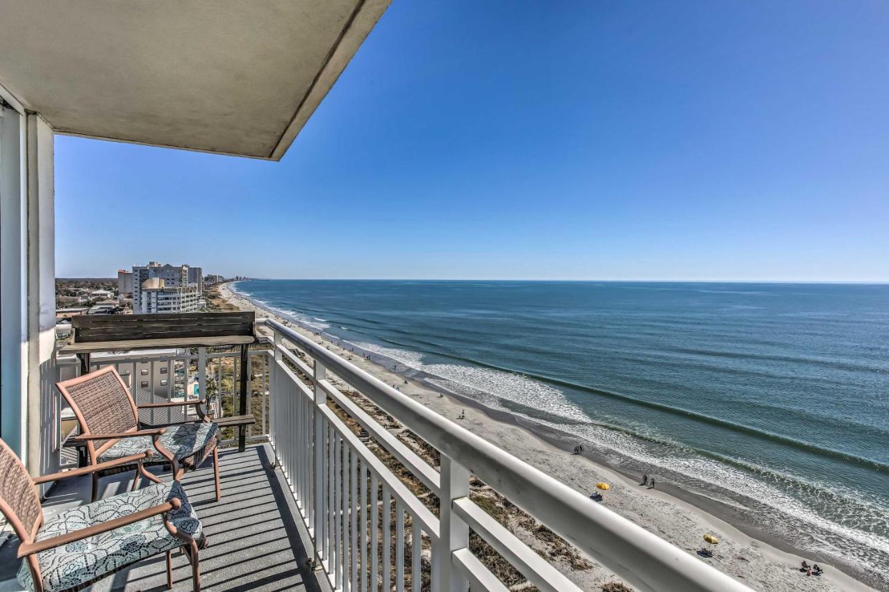 Chic North Myrtle Beach Condo Beach Front! Exterior photo